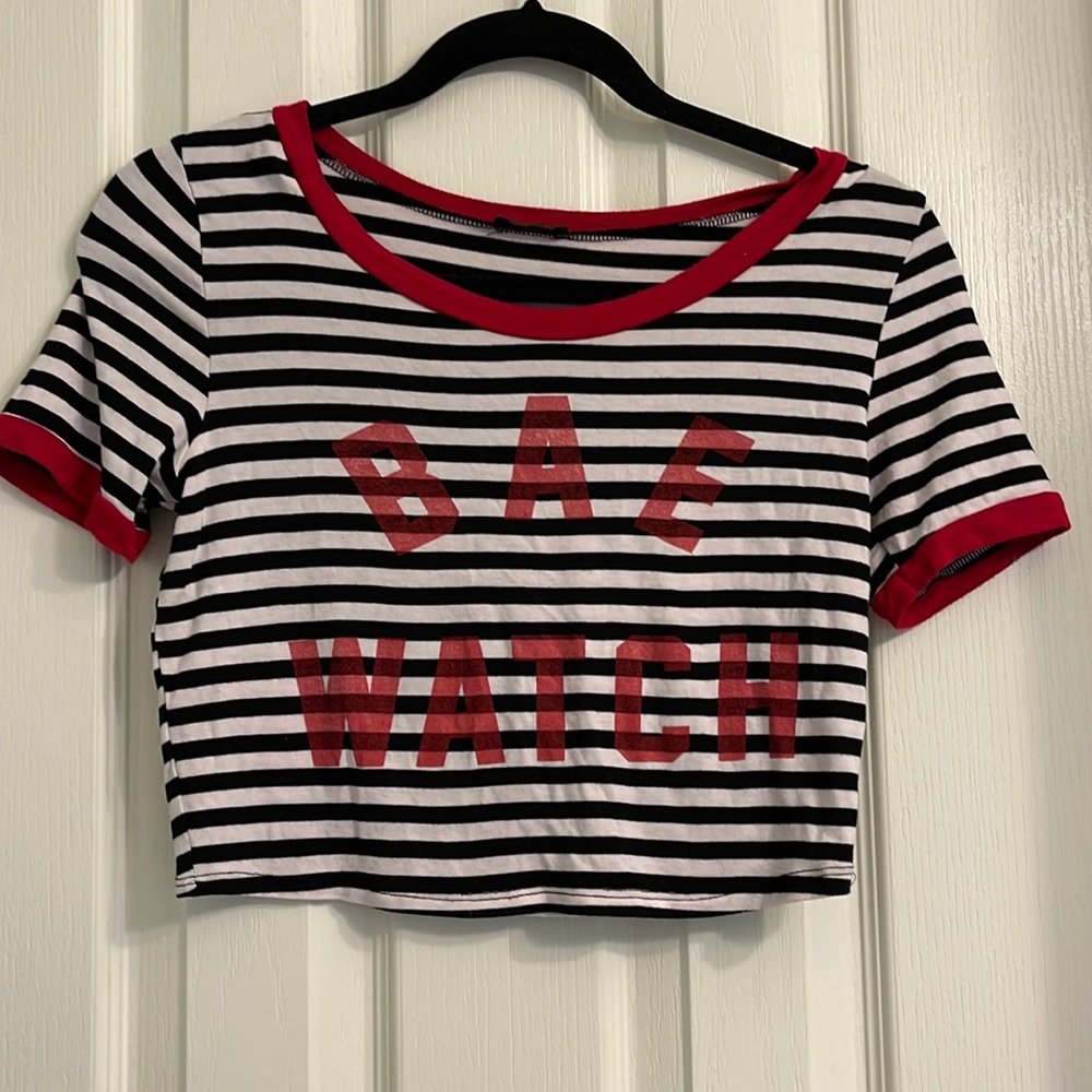 Bae Watch cropped shirt